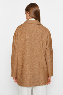 Trendyolmilla Camel Oversize Genis Kesim Kase Kaban TWOAW24KB00091  фото 5