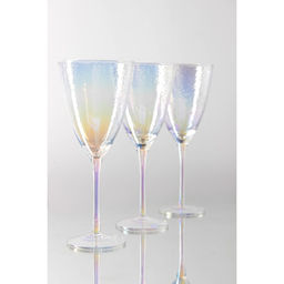 Бокал для вина Magistro «Жемчуг», 400 мл, 9.5×23 см, стекло, перламутровый