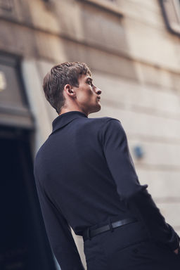 Jersey de cuello alto en punto fino Slim Fit - H&m фото 5