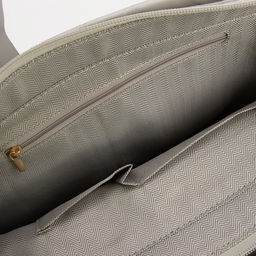 Сумка-тоут на молнии, длинный ремень, цвет серый - Simaland фото 3