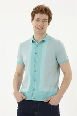 Мужской водозеленый свитер - U.s. polo assn фото 3