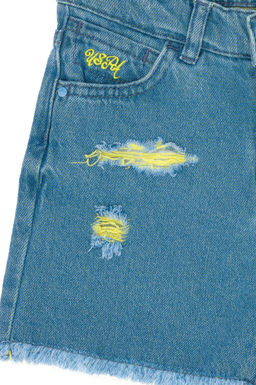 Голубые джинсовые шорты для девочек Неожиданная скидка в корзине