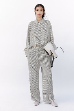 Camisa estampada de saten - H&m фото 3