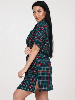 237 ХАЛАТ (Зеленая клетка) - А-дина фото 4