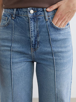 Wideleg Kad?n Jean Pantolon