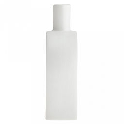 Ваза керамическая "Аравия-арка" 620мл, 15,8х6см h22см, д/горла - 2,5см, фактурный глянец, цвет - белый, в коробке (Китай)