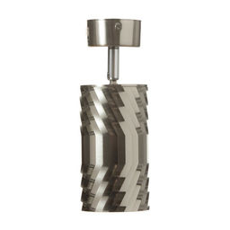 Спот «Алисер» GU10 серебро 7.5×7.5×20 см