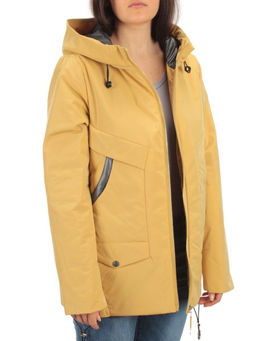 H9266 YELLOW Куртка демисезонная женская (100 гр. синтепон) - Фабричный китай фото 8