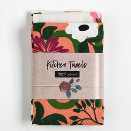 Набор кухонных полотенец Доляна Spring mood 35х60см-4шт, 100% хлопок  фото 6