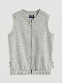 Fermuar Kapamal? K?z ?ocuk Yelek