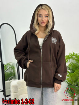 толстовка женская на молнии - Bruno фото 3