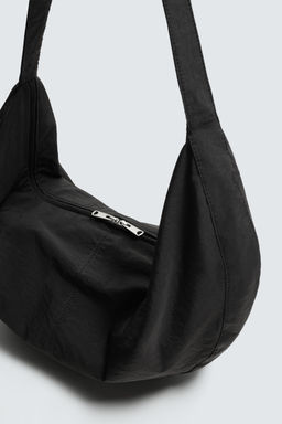 BOLSO HOMBRO NYLON / Negro - Zara фото 5