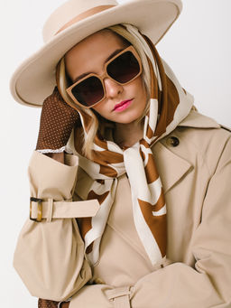 Большой, мягкий, тонкий и очень нежный двусторонний платок - Tantino фото 6