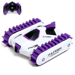 Машина-перевёртыш Амфибия, с аккумулятором, цвет бело-сиреневый