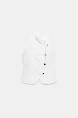 TOP Z1975 DENIM ALAMARES / Blanco