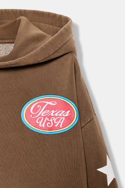 SLOGAN PRINT HOODIE - Zara фото 9