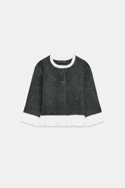 CONTRAST POPLIN CARDIGAN - Zara фото 7