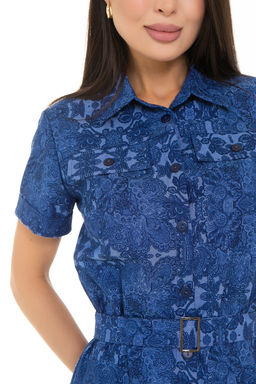 Платье-рубашка Дарина Люкс (деним) - Diolche фото 6