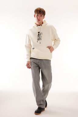 Джинсовые брюки Baggy Fit с широким узором и нормальной талией, широкие брюки - Defacto фото 9