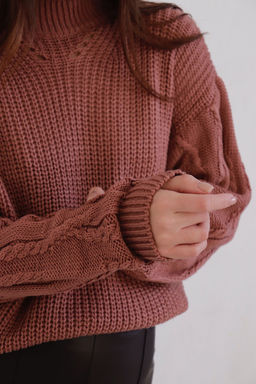 10370 Свитер в цвете розовое какао - Martichelli фото 20