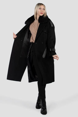 Мех натуральный (песец) Пальто утепленное Термофинн 100 г - El podio фото 4