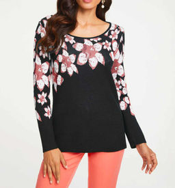 Пуловер, черно-пестрый - Ashley brooke фото 5