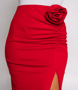 Юбка #БШ2710, красный - Dommod фото 6