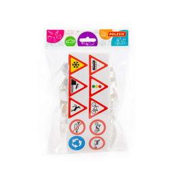 Набор дорожных знаков №3 (24 элемента) (в пакете) - Полесье фото 6