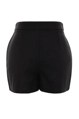TRENDYOLMILLA Mavi Dokuma Keten Kar?s?ml? %100 Pamuklu Plaj Sort & Bermuda TBESS21SR0058  фото 8