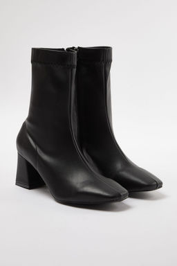 Trendyol Shoes Siyah Strec Fermuarl? Kad?n Blok Topuklu Bot TAKAW25BO00001 - Trendyolmilla фото 6