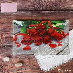 Блюдо прямоугольное 23x14 см / S322314 Y044 GREY / уп 6/72/ цветная коробка