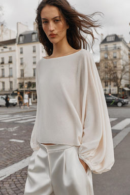 CUERPO PUNTO MANGA VOLUMEN / Crudo medio - Zara фото 4