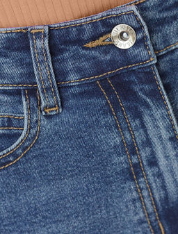 Джинсы дудочки из эластичного облегченного денима - Vilatte фото 4