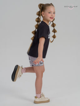 Костюм Лайт фуме-котейки на сером ПК - Sovalina фото 8