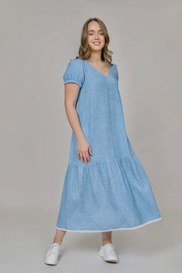 Платье из вареного муслина