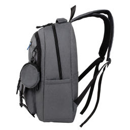 Рюкзак MERLIN W813 серый  фото 2