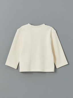 Bisiklet Yaka Bask?l? Erkek Bebek Ti??rt ve Tayt 2li Tak?m - Waikiki фото 3