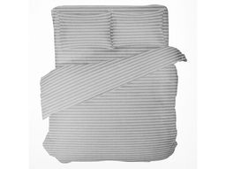Комплект постельного белья 4250/1-БЧ 2-х сп. сатин рис. 14-4102 цв. серый 2*2