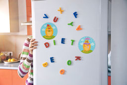 ФРЕЯ PNBM-008 Набор для раскрашивания по номерам (на магните) 9 х 9 см Рыжий котик