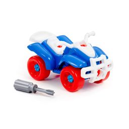 Конструктор-транспорт Квадроцикл (24 элемента) (в пакете) - Полесье фото 4