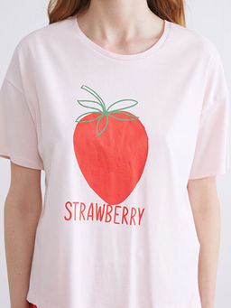 ?ilek Bask?l? Kad?n Kaprili Pijama Tak?m?