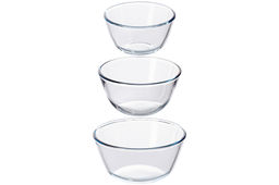 Набор 3 салатников 800 мл, 1050 мл, 1,6 л Crystal glass стекло - Elan gallery фото 12