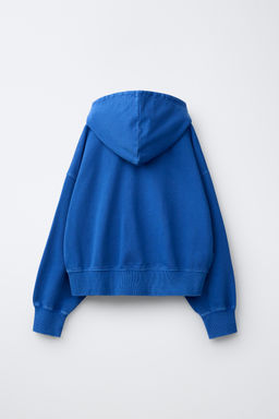 SUDADERA FELPA CREMALLERA / Azul?n - Zara фото 2