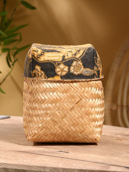 Корзинка плетёная «Масарта», 16×16×18 см