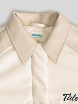 ACOOLA / Куртка детская для девочек Gross молочный  фото 3