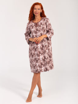 Ночная сорочка женская футер начёс МАДИНА КОФЕ - Domtrik фото 3