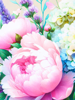 Цена за 2 шт. Пакет подарочный ламинированный Красота и нежность 26?12?32 см