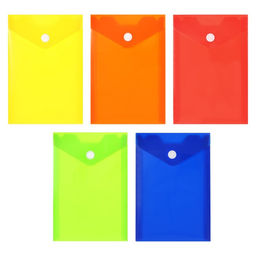 Цена за 12 шт. Папка-конверт на кнопке, А6, 180 мкм, вертикальная, глянцевая, МИКС - Calligrata фото 4