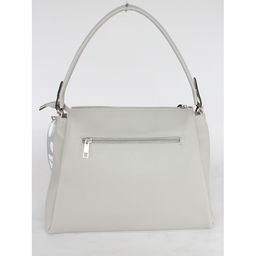 Сумка женская искусственная кожа ADEL-289/1в/ММ, 3отд.2внут.карм. плеч/рем-стропа, серый/беж св флотер 259821 - Adelia фото 2