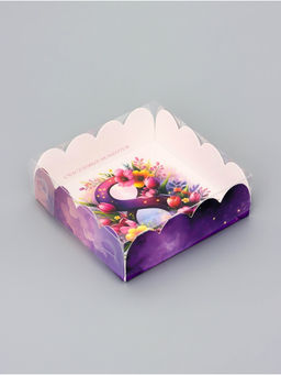 Цена за 5 шт. Коробка для печенья, 8 марта, 9?9?3 см